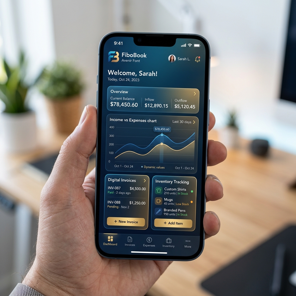 FiboBook Booking Dashboard Interface